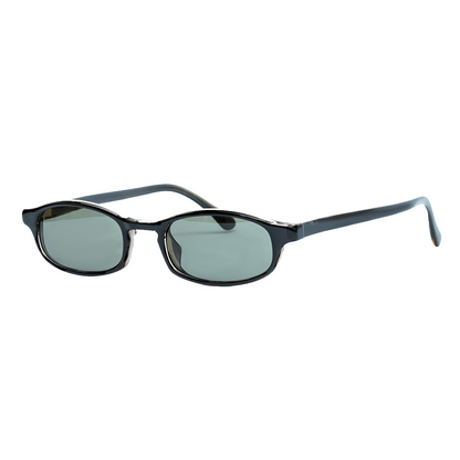 Sicily in Black with Teal Lens